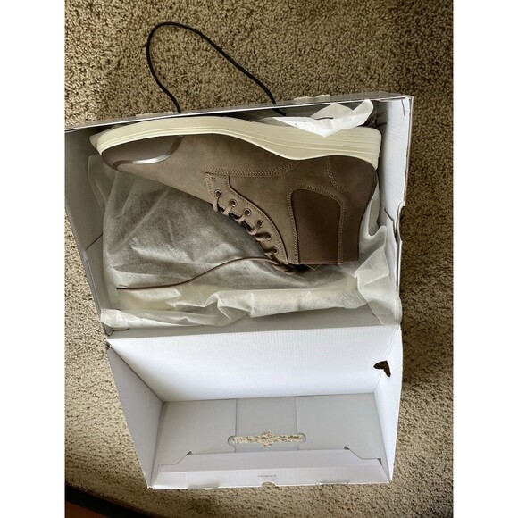 NIB ALDO Ashdale Men\'s Ankle Boots Brown Size 12 Almond Toe Laces Chukka Boot